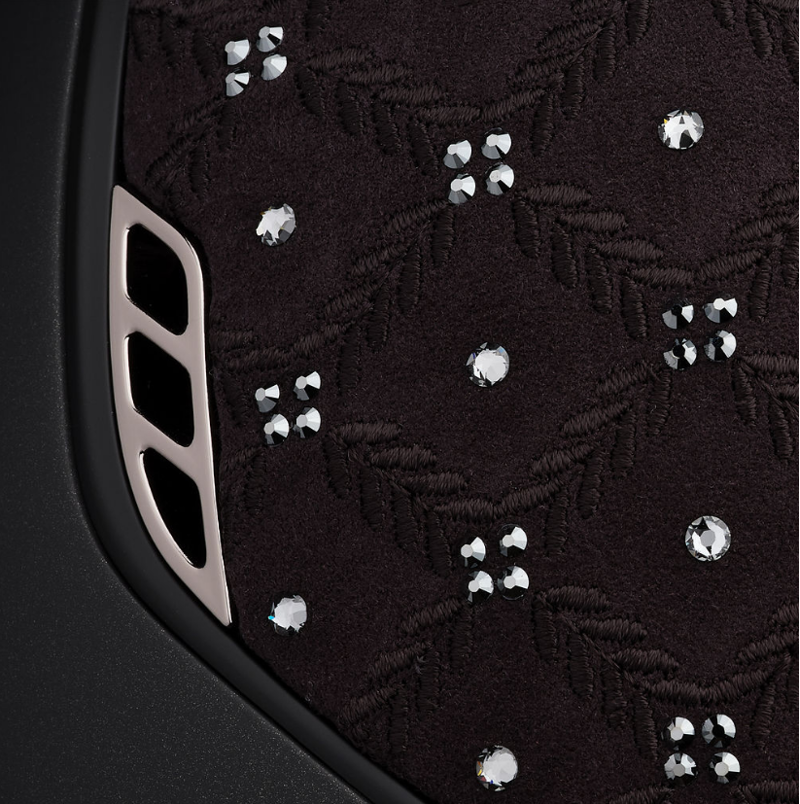 Samshield 2.0 Shadowmatt Black - Royal Flower Swarovski-2